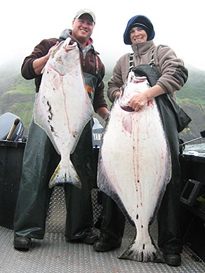 kevin & lacey halibut