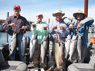 Salmon Fishing with the Columbia River Fishing Guide